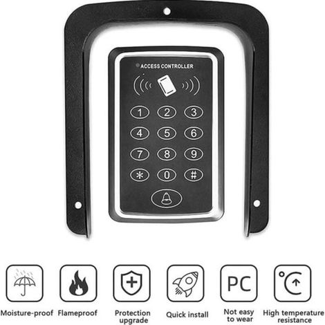 Housse de pluie - - Universelle - Plaque laminée à froid - Noir - Résistante aux intempéries (1/4)