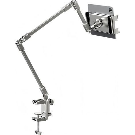 Um 360° drehbarer und verstellbarer Handyhalter, Schreibtisch-Handyhalterung aus Metall für Nachttisch und Studentenwohnheim, freihändiges Ansehen von Videos und Fernsehsendungen (1/5)