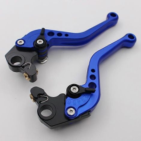 Poignée de frein pour moto Ducati Monster 795, levier de frein modifié en alliage d'aluminium 796 (poignée courte bleue) (1/4)
