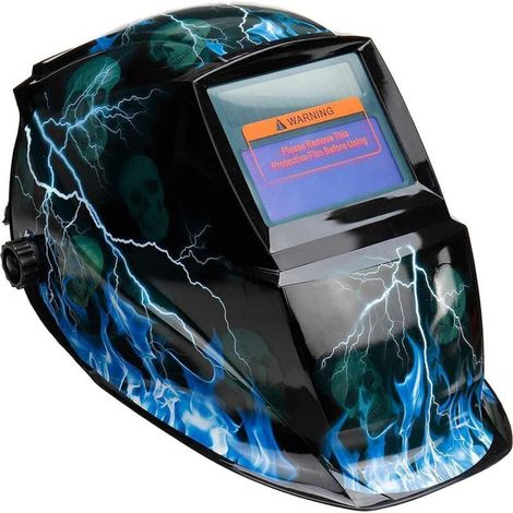 Masque de soudage à assombrissement automatique – Teinte réglable 9-13 – Filtre solaire True Color – Zone de visualisation 3,62' × 1,65' – Norme ANSIZ87.1-2010 (1/5)