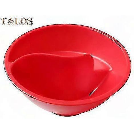 Bol à Céréales Compartimenté Anti-trempage Sans BPA Créatif avec Glissière en Spirale pour Snack Paresseux, Idéal pour Salle à Manger (1/4)