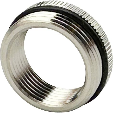 TRU COMPONENTS TC-11032920 REM32-M25 R CONDUTTORE PER PRESSACAVO M32 M25 OTTONE (NICHELATO) 1 PZ. (1/2)