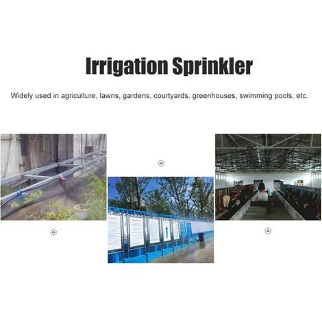 50PCS Goutteur Irrigation Réglable , goutteur d'irrigation émetteur de Goutte à Durable 4L équipement d'émetteur Compensation Pression (1/3)
