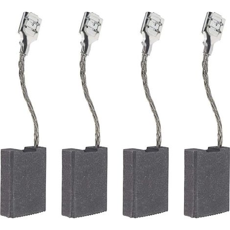 Juego de 2 pares de escobillas de carbón para amoladora angular 1607014171 con apagado automático, 22 x 16 x 6,3 mm, compatible con Bosch GWS 18-230, 19-230, 20-230 H, 21-230 (1/5)