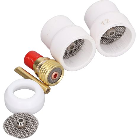 6-teiliges WIG-Brenneradapter-Set, Standardgröße Kupfer-PTFE, Schweißanschluss-Set als Ersatzteil (1/5)