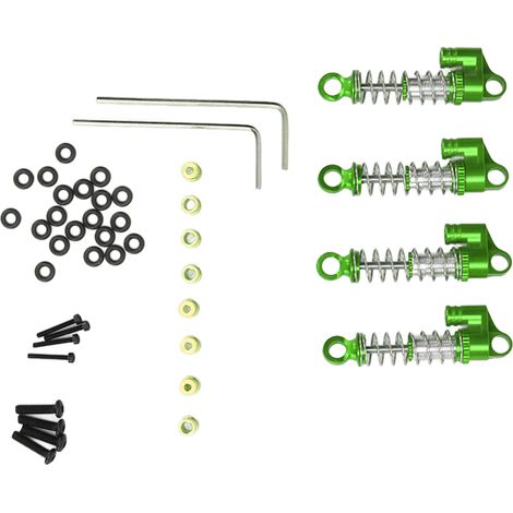 Amortisseur avant et arrière pour voiture RC Xiaomi Jimny 1/16, couleur verte, pièce de rechange XMYKC01CM (1/5)