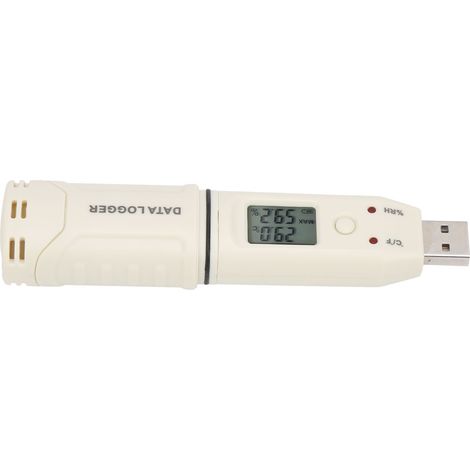 Enregistreur de température et d'humidité GM1365 : thermomètre pour chambres froides, laboratoires et serres agricoles. (1/5)