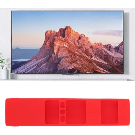 Étui de protection en silicone rouge, résistant aux chutes et hypoallergénique, compatible avec la télécommande LG Smart TV AN-MR700 AKB75455602 (1/5)