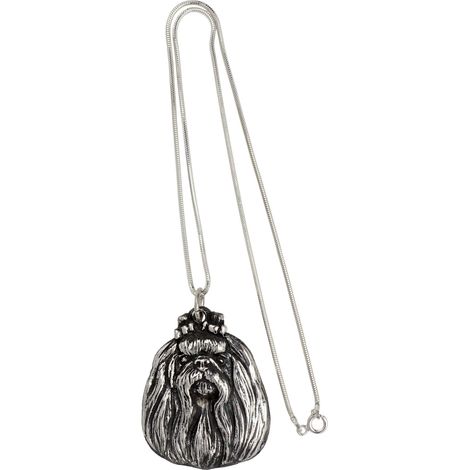 Maltese, Bichon Maltiase, Maltese - collana per cani, gioielli unici per amanti dei cani, ciondolo a forma di serpente unico di Art-Dog (1/5)