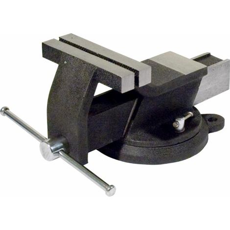 Morsa da banco in acciaio con base girevole 150mm (1/2)