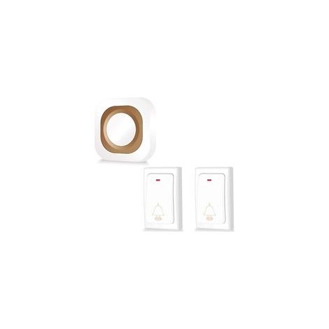 Sonnette sans fil intelligente Flash Smart 2 pour 1 Blanche (1/3)