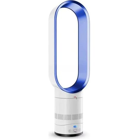 Nouveau ventilateur sans lame ventilateurs de tour d'air de refroidissement électrique avec télécommande Intelligent à faible bruit support de sol de 16 pouces-Bleu (1/3)