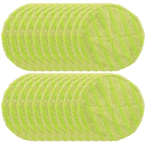 Tampons de Nettoyage Rechange pour Vadrouille Rotative éLectrique Sans Rotative, Y Compris 12 (1/5)