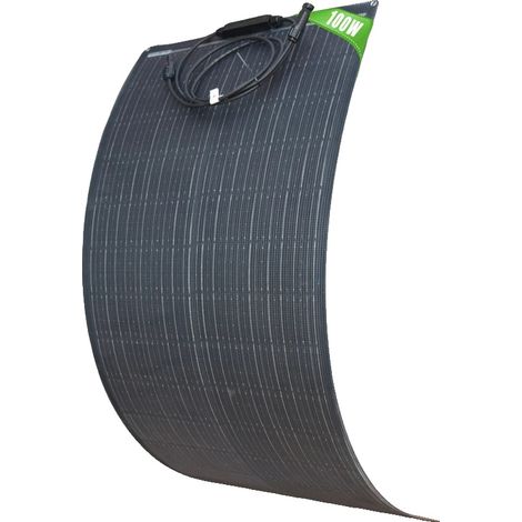 Panneau Solaire, Design Flexible, Haute Efficacité Énergétique, 1pcs 100W (1/2)