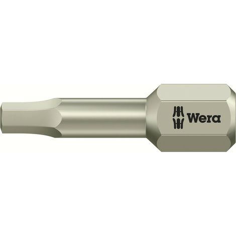 Wera 3840/1 TS 6KT-Bits, Edelstahl, Schlüsselweite (zöllig) 1/8", Länge 25 mm 10 Stk (1/5)
