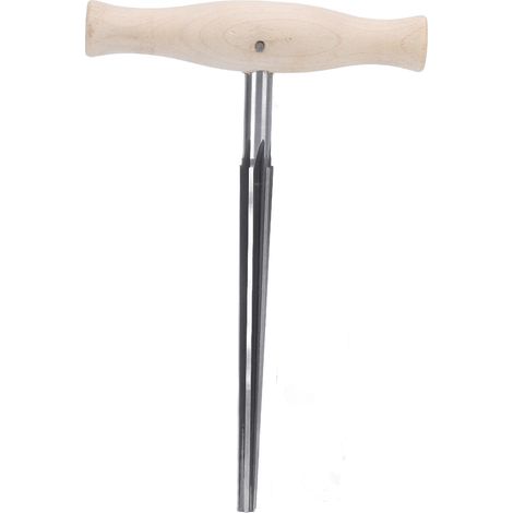 Cheville de violon alésoir acier inoxydable bord tranchant manche ergonomique bois usinage précis outil luthier (1/5)