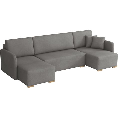 Sofá rinconero Columbus 246, Velo 635, Función de descanso, Almacenaje, 292x140x85cm, 0