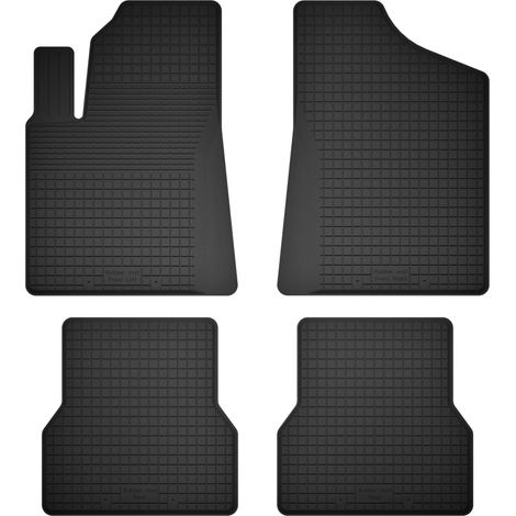 Gummifußmatten, 4er-Set, universell passend für: Peugeot 208 II Schrägheck (ab 2019)