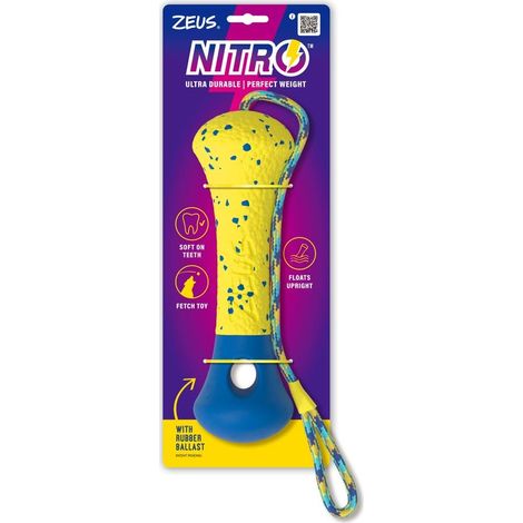 Zeus Nitro Boya con cuerda ligera y resistente con un extremo de goma