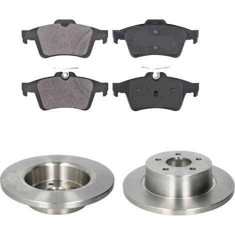 KIT FRENI POSTERIORI compatibile con FORD TOURNEO CONNECT/GR TOURNEO CONNECT V408 MPV/SPACE WAGON, TRANSIT CONNECT MPV/SPACE WAGON - DISCHI + PASTIGLIE OEM: FDB1931 / C4G016ABE /SOSTITUZIONE DIRETTA/B (1/5)