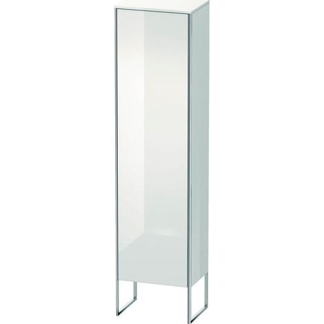 DU Hochschrank XSquare, bodenst., TA li 2016x500x356mm, Weiß Hochglanz (1/4)