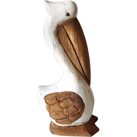 Signes Grimalt Figure de figure marine  Pélican Figure blanche 6x9x20cm 30130