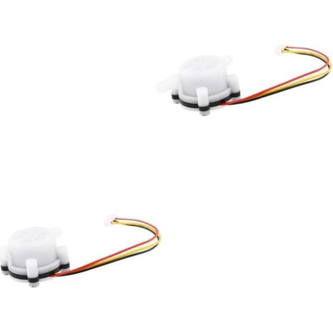 Lot de 2 capteurs de débit d'eau pour un contrôle précis du débit, destinés à la surveillance des applications domestiques et de jardinage. (1/5)