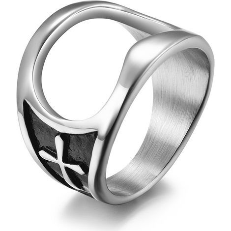 Flaschenöffnerring – Edelstahl – Korkenzieherfunktion – Schlüsselanhänger-Design – 1 Stück