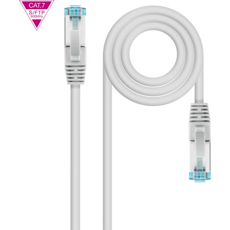 Rj45 Cat7 S/ftp Cu Lszh 15m Gris Nanocable 10.20.1715