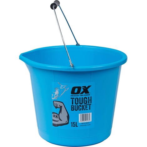 OX Pro Tough 15L Blue Bucket UKs Toughest Bucket Will not Crack or Split P112315 (1/5)