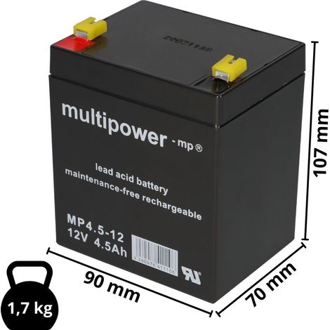 Ersatzakku für DELL DLA3000RMI2U Markenakku 8 x 12v 4,5Ah AGM MP (1/5)