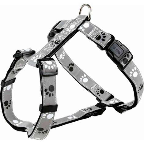 Arnés para Perro Trixie Silver Reflect Negro Gris M/L (1/2)
