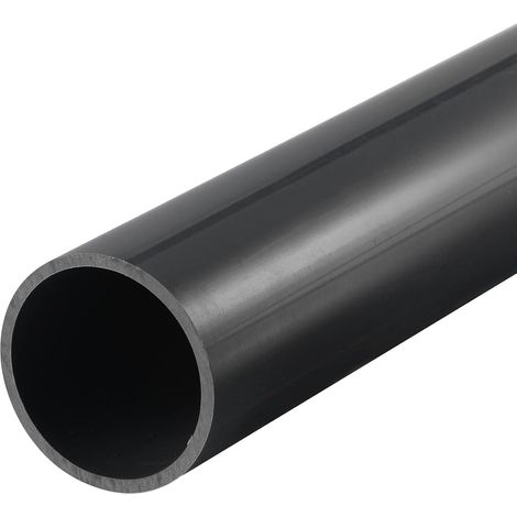 Tube PVC Rigide Noir 36mm ID 40mm OD 50cm Tuyau PVC Résistant aux Chocs pour Conduites d'Eau, Artisanat, Décoration et Gaines de Câbles (1/5)