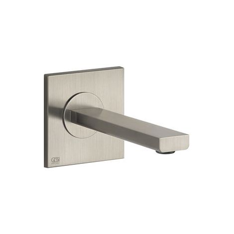 Gessi Emporio Via Manzoni caño para lavabo de pared, con conexión