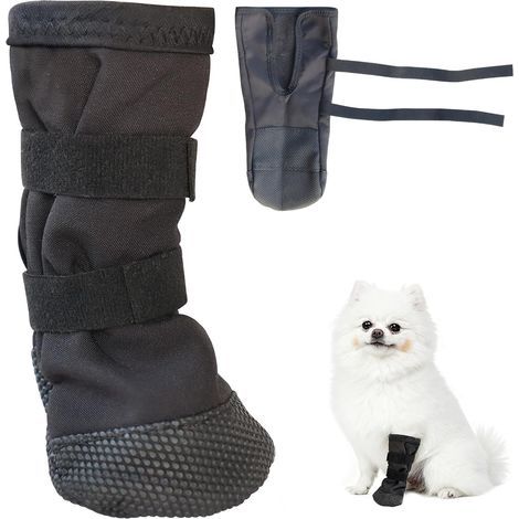 1 Pièces Bottes de Cicatrisation pour Chiens, Antidérapantes Douce Dog Chaussette Chien pour Pattes Plaie Protection Bottines Blessé Protection des Pattes pour Petits, Moyens et Grands Chiens (S) (1/5)