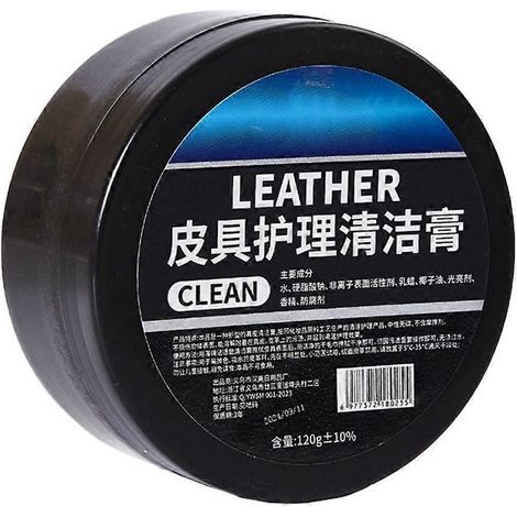 Pâtes d'entretien du cuir longue durée, crème nettoyante douce pour le cuir automobile (1/4)