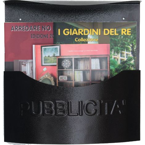 PORTA PUBBLICITA IN LAMIERA C/TETTO TIPO MARSUPIO- 5,0 pz