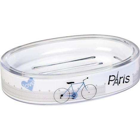 tatkraft Mademoiselle de Paris porta sapone bianco elegante