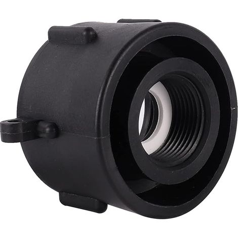 Adattatore IBC da 60 mm, filettatura grossa a 1", adattatore per rubinetto, adattatore per tubo flessibile, raccordo per serbatoio da 1000 litri, per valvola serbatoio da 1000 litri, serbatoio acqua p (1/5)