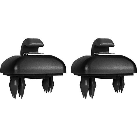 Support de pare-soleil Naievear (lot de 2) : finition soignée, haute fiabilité, en ABS, fixation pour pare-soleil intérieur (réf. 8u0857562a et 8e0857562) pour Audi A3, A4l, A5, A6l, A7, Q5 et Q3.-Bla (1/5)