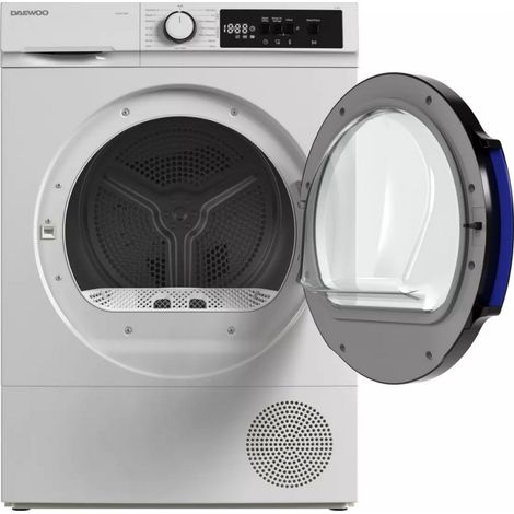 Sèche-linge pompe à chaleur 60cm 9kg blanc - Daewoo - TD-B9GP1WE0 (1/4)