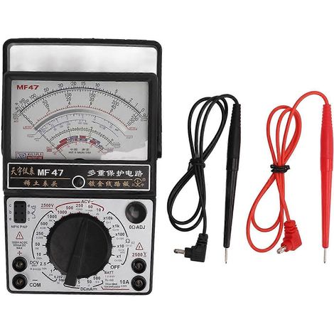 MF47 Multimeter mit internem Magnetzeiger, hochpräzises analoges Multimeter/Voltmeter für industrielle Anwendungen