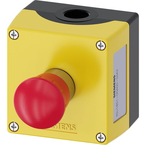 Bouton d'arrêt d'urgence Siemens SIRIUS ACT 3SU18, Montage en surface ( Prix pour 1 )