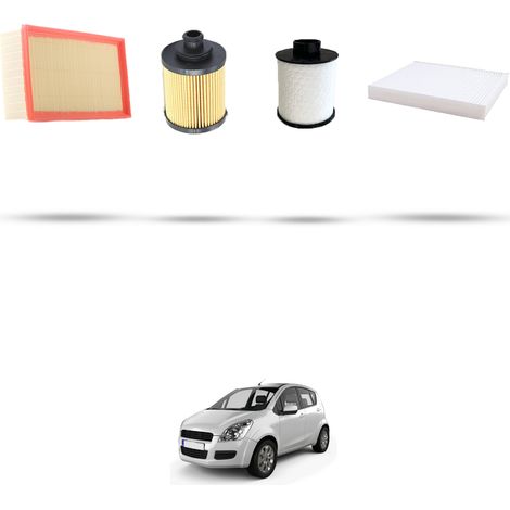Kit tagliando 4 filtri compatibile con Suzuki Splash 1.3 CDTi 55kw dal 2008 (1/5)