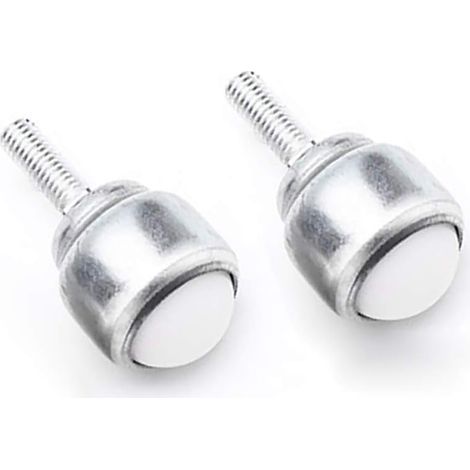 Set of 2 nylon ball bearing rollers for transmission system, power supply system (CY-25D, M8 male thread) (1/5)