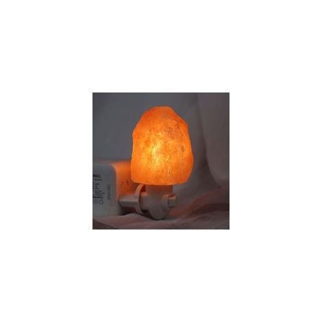 Veilleuse-15W Lampe à Sel Himalaya en Cristal Naturelle 400g [Classe énergétique A+] (1/5)
