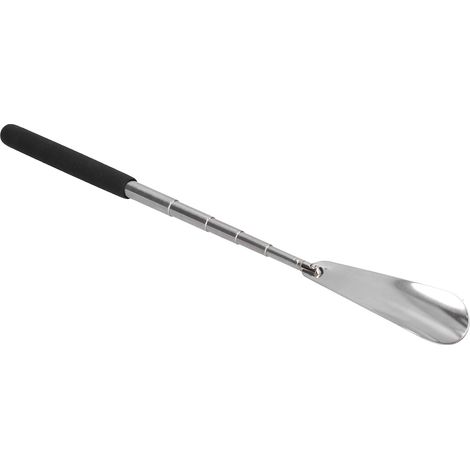 Chausse-pied télescopique en acier inoxydable, manche long pour personnes âgées et femmes enceintes (1/5)