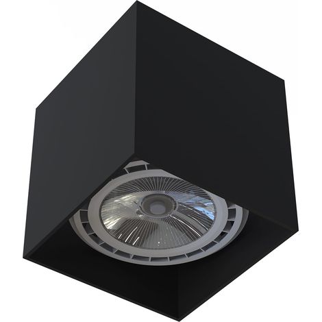 Spot plafond carré Nowodvorski COBBLE 7790 noir alu (1/2)
