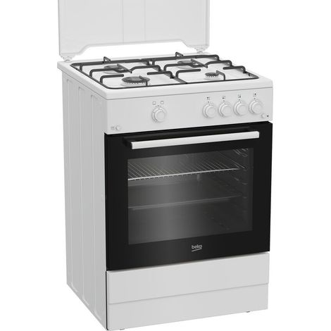 Beko FBG62010DW Cuisinière A Gaz Blanc (1/5)