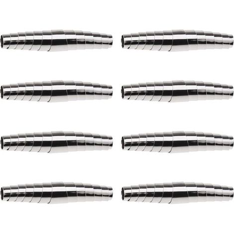 Ensemble de 8 sécateurs volumétriques en acier inoxydable - 5,8 cm - Accessoires pour outils de jardin (1/5)
